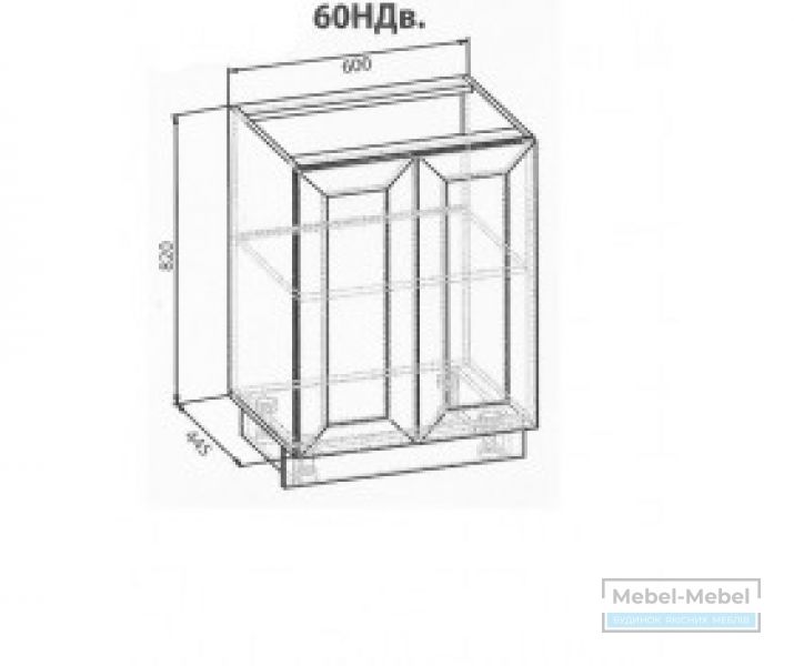Нижняя секция 60НДв. Роял MS   
