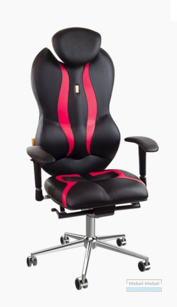 Кресло GRAND (черный + красный)   