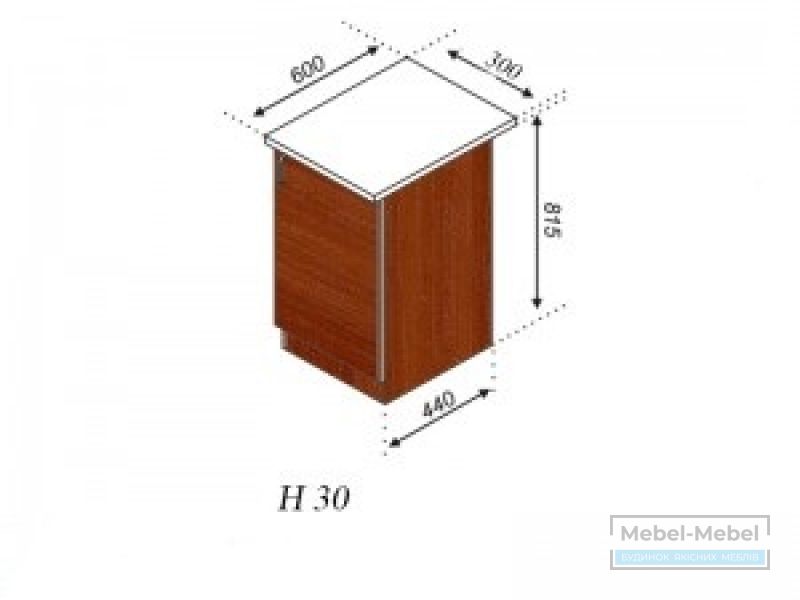 Нижняя секция Н 30 Корона лак   