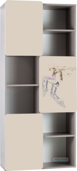 Стеллаж с дверцами и рисунком dancing boy  2Pir (Польша)   