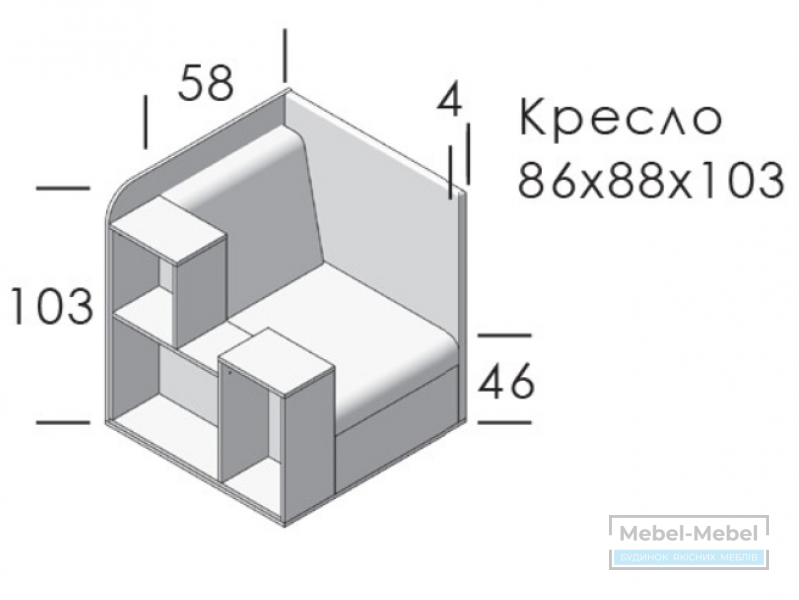 Solo кресло Модерн   