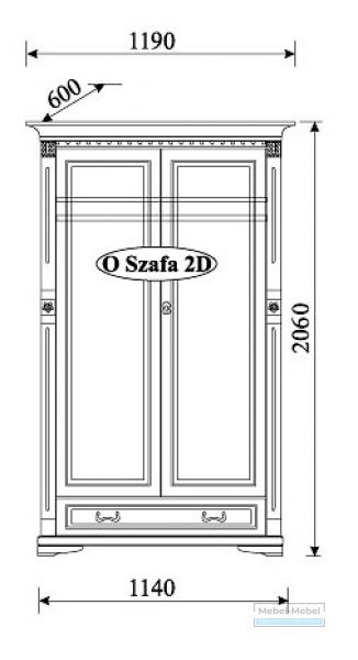 Шкаф O-2D Orfeusz   