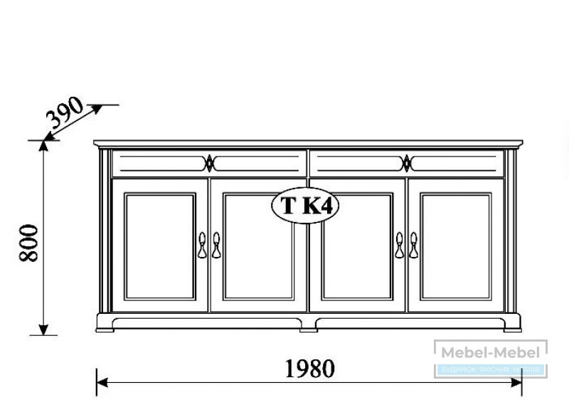 Комод T-K4   Tarantino   
