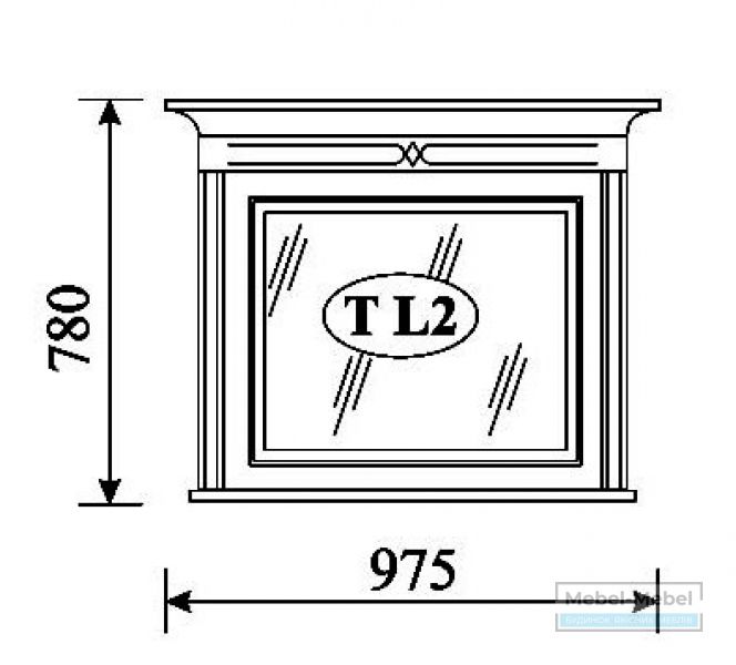 Зеркало T-L2  Tarantino   