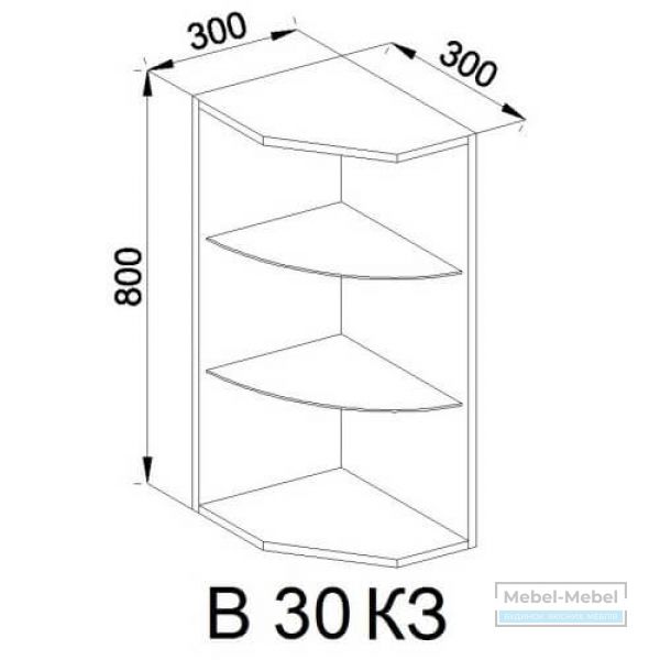 Верхняя секция В 30 КЗ Роксана   